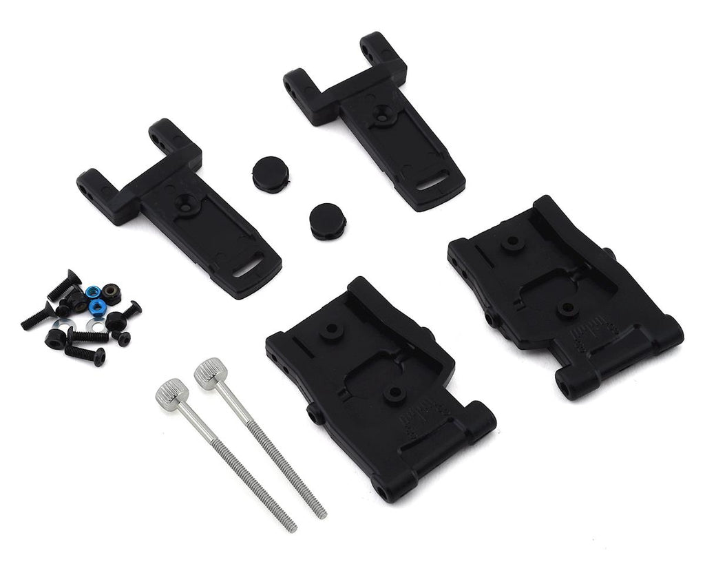 Custom Works RC10B5/RC10B6 Dirt Oval Adjustable Toe Rear A-Arm Kit