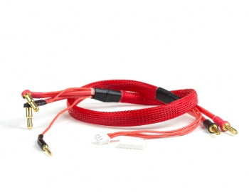 2S Charge Lead Cable w/4mm & 5mm Bullet Connector (2')