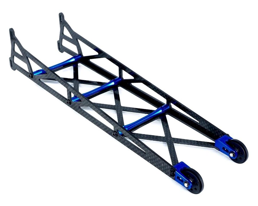 DragRace Concepts 10" Slider Wheelie Bar w/Plastic Wheels