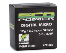 Load image into Gallery viewer, EcoPower 827 12g Digital Metal Gear Micro Servo (High Voltage)