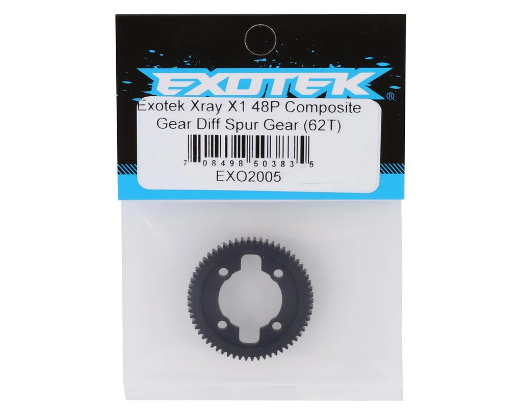 Exotek XRAY X1 48P Composite Gear Differential Spur Gear