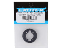 Load image into Gallery viewer, Exotek XRAY X1 48P Composite Gear Differential Spur Gear