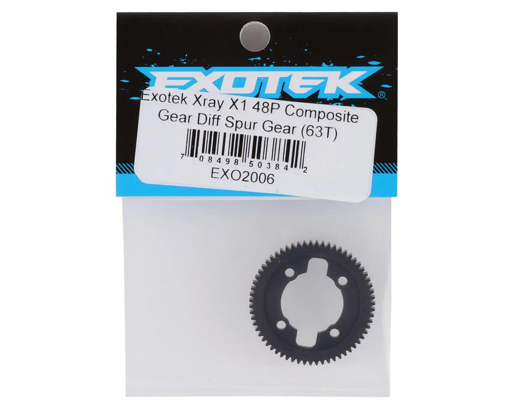 Exotek XRAY X1 48P Composite Gear Differential Spur Gear