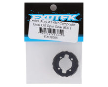 Load image into Gallery viewer, Exotek XRAY X1 48P Composite Gear Differential Spur Gear