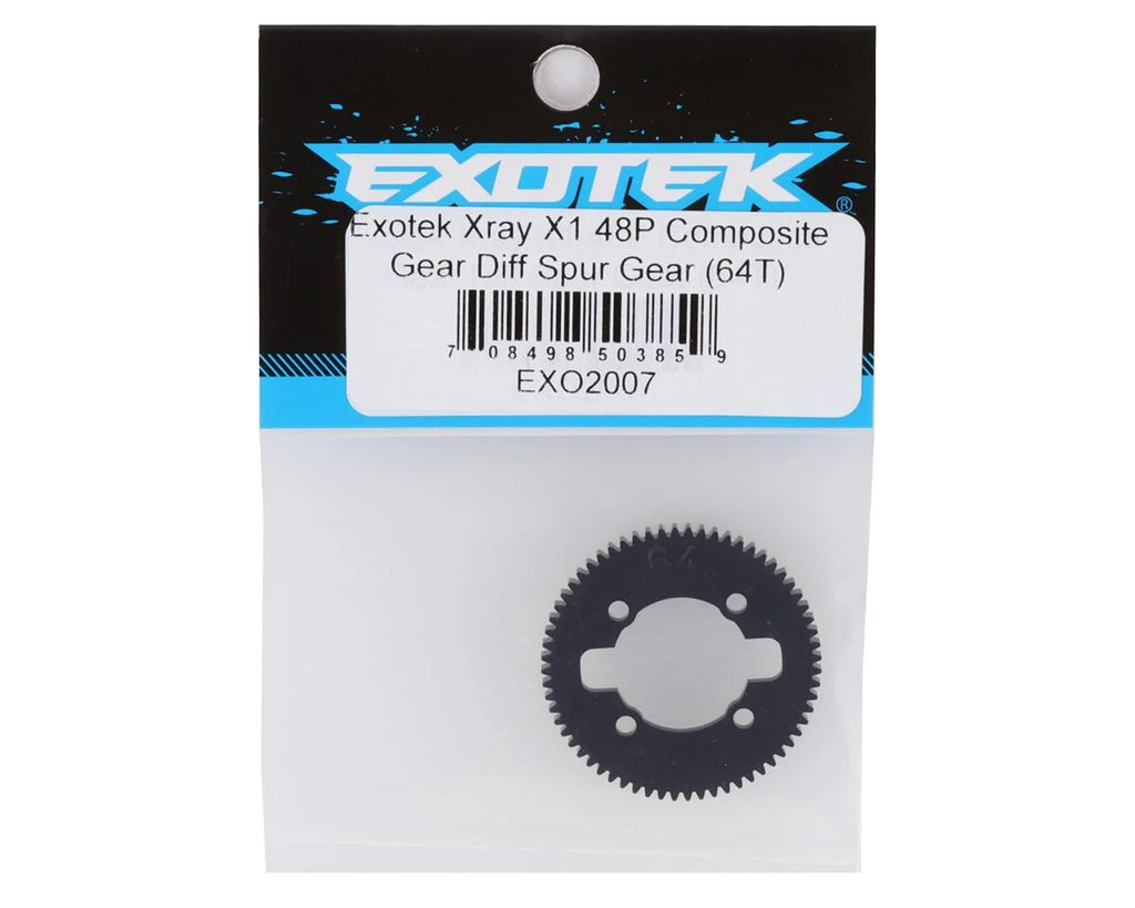 Exotek XRAY X1 48P Composite Gear Differential Spur Gear