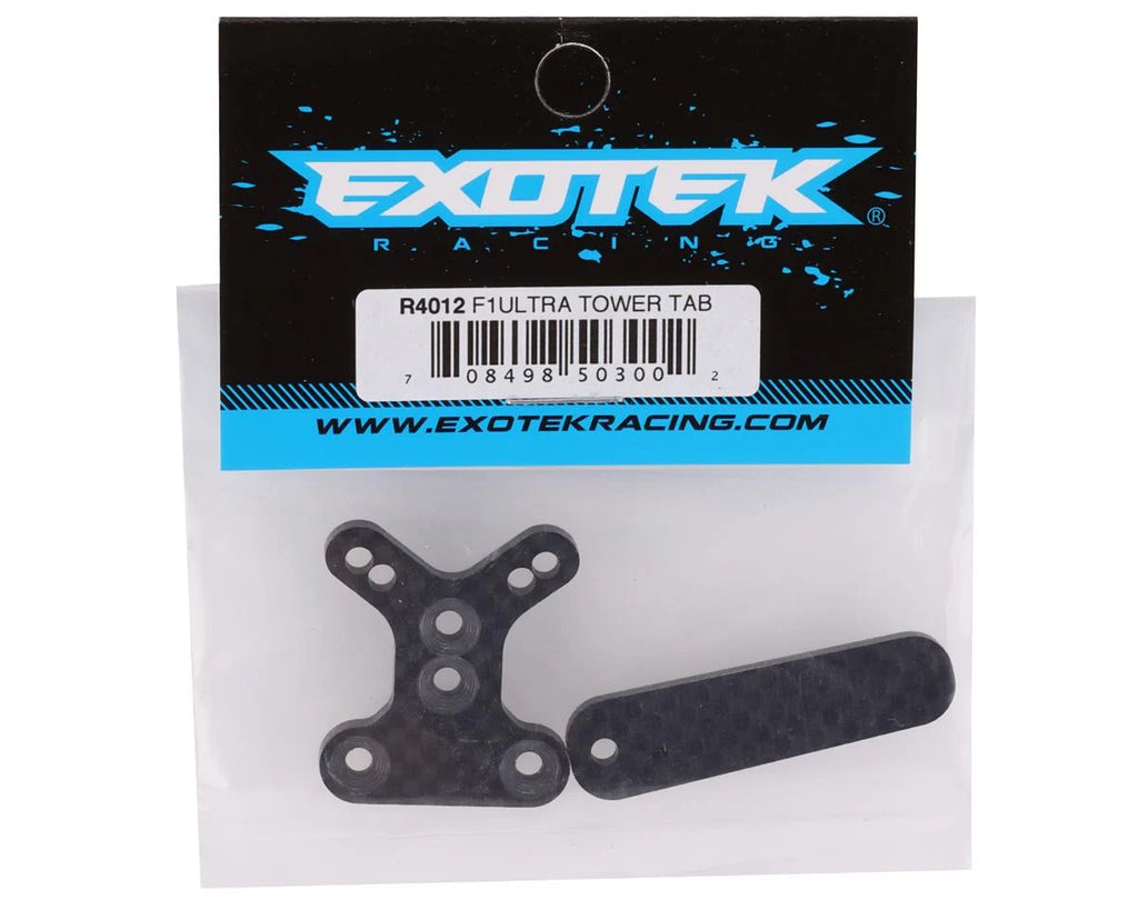 Exotek F1 Ultra Carbon Shock Tower & Lipo Tab