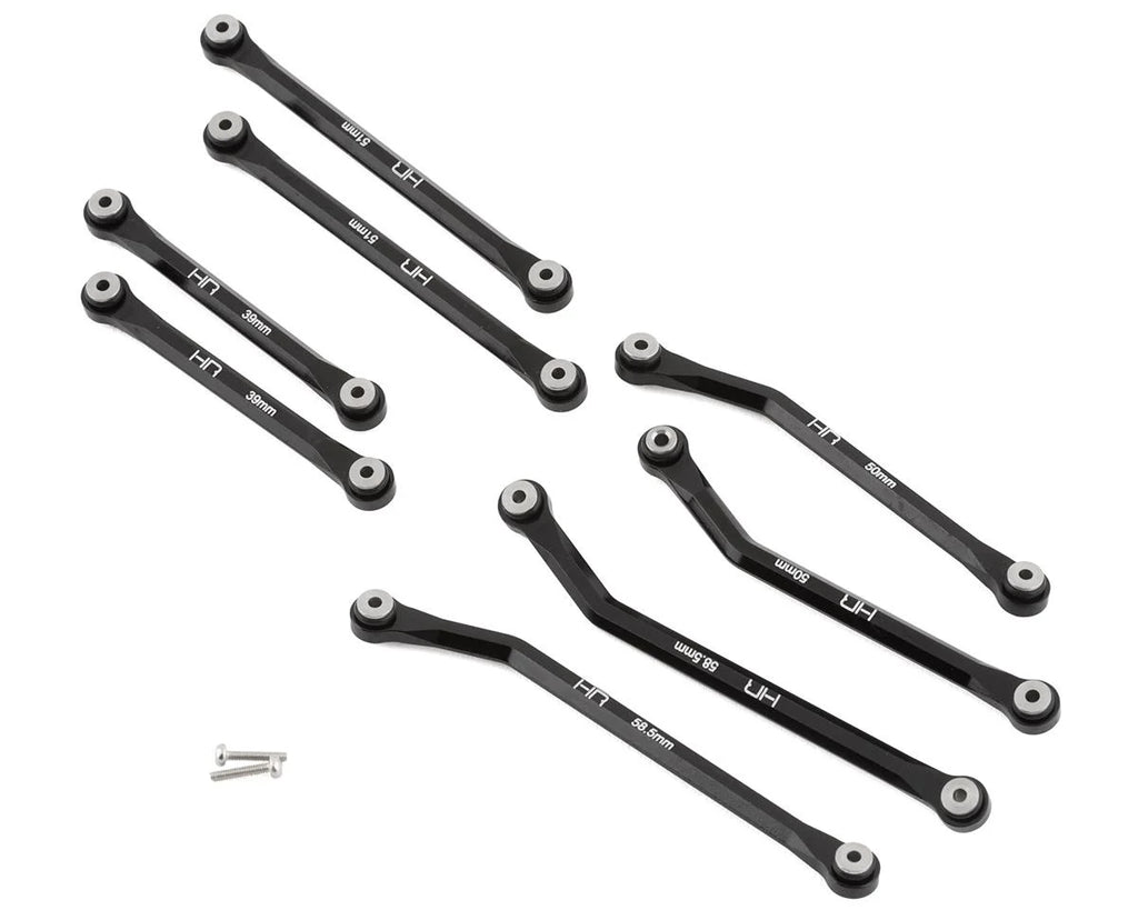 Hot Racing Axial SCX24 Aluminum High Clearance 4 Link Set (133.7mm)