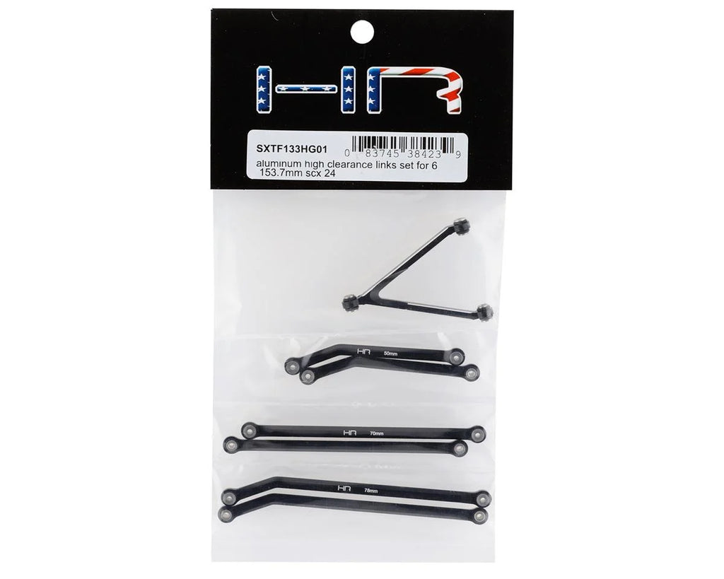 Hot Racing Axial SCX24 Aluminum High Clearance Link Set (153.7mm)