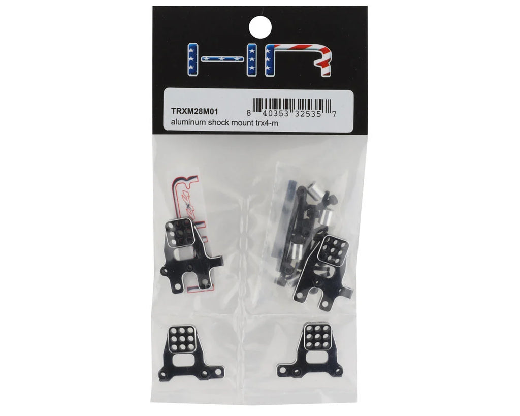 Hot Racing Traxxas TRX-4M Aluminum Shock Mount Set (Black) (4)