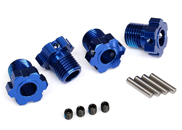 WHEEL HUB 17MM SPLINED BLUE