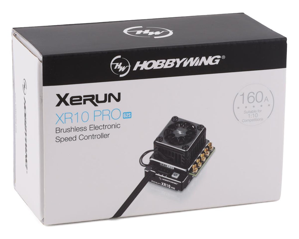 Hobbywing Xerun XR10 Pro G2S 160A Sensored Brushless ESC (Stealth)