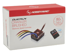 Load image into Gallery viewer, Hobbywing QuicRun Waterproof 1080 G2 Brushed Crawling ESC (2-3S)