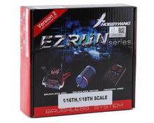Load image into Gallery viewer, Hobbywing EZRun 18A Sensorless Brushless ESC/Motor Combo (12.0T/7800kV) w/Program Box