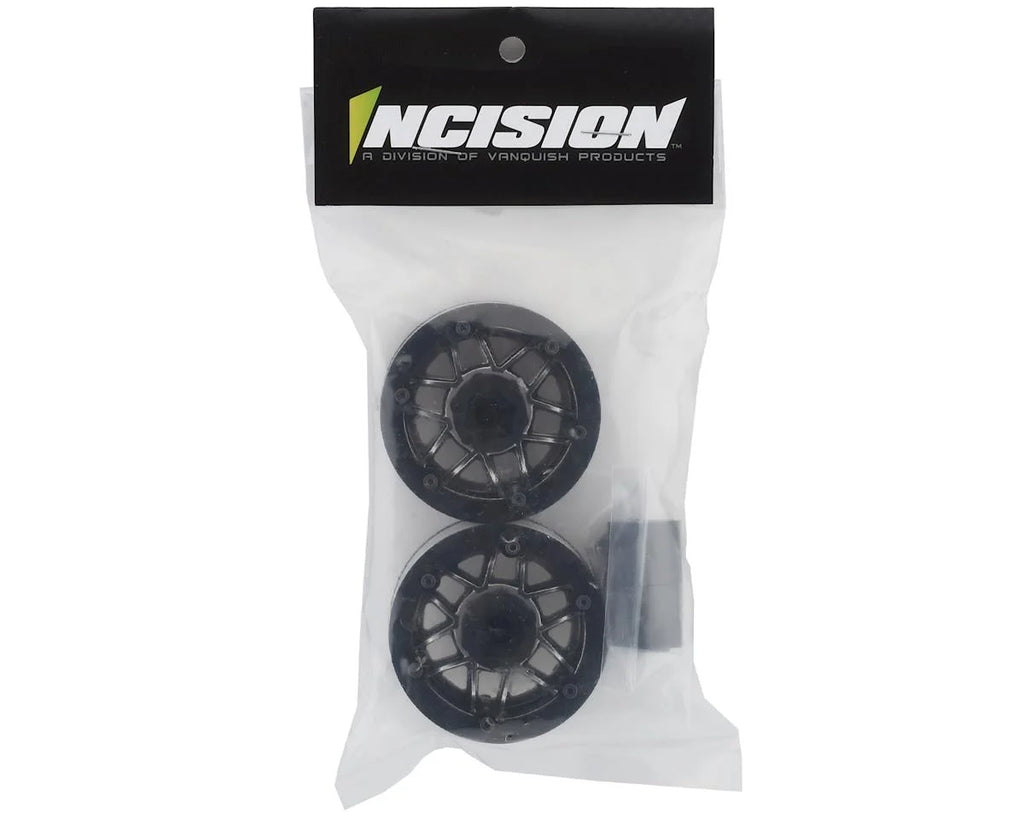 Incision KMC XD229 Machete 1.9" Plastic Beadlock Wheels (2)