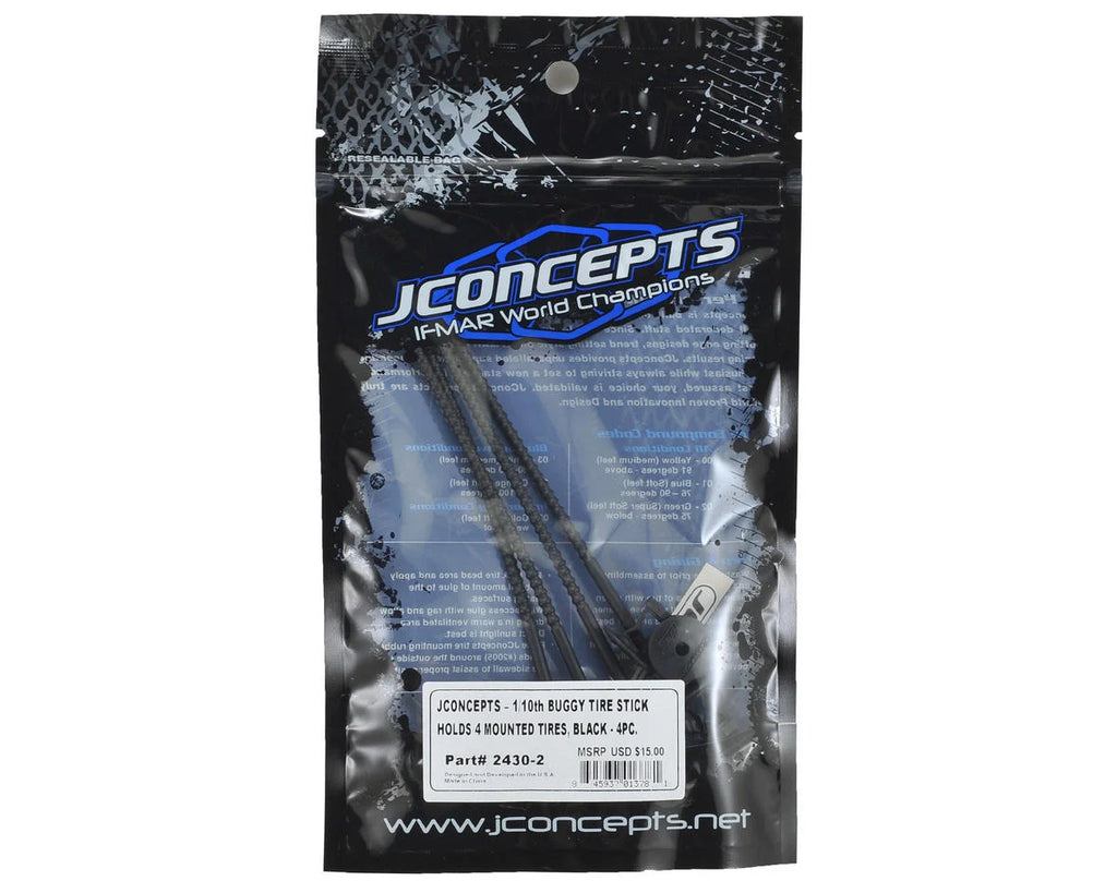 JConcepts 1/10 Offroad Tire Stick (Black) (4)