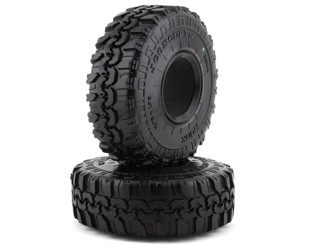 JConcepts Hunk 1.9" Performance Class 2 All Terrain Crawler Tires (2) (Green)