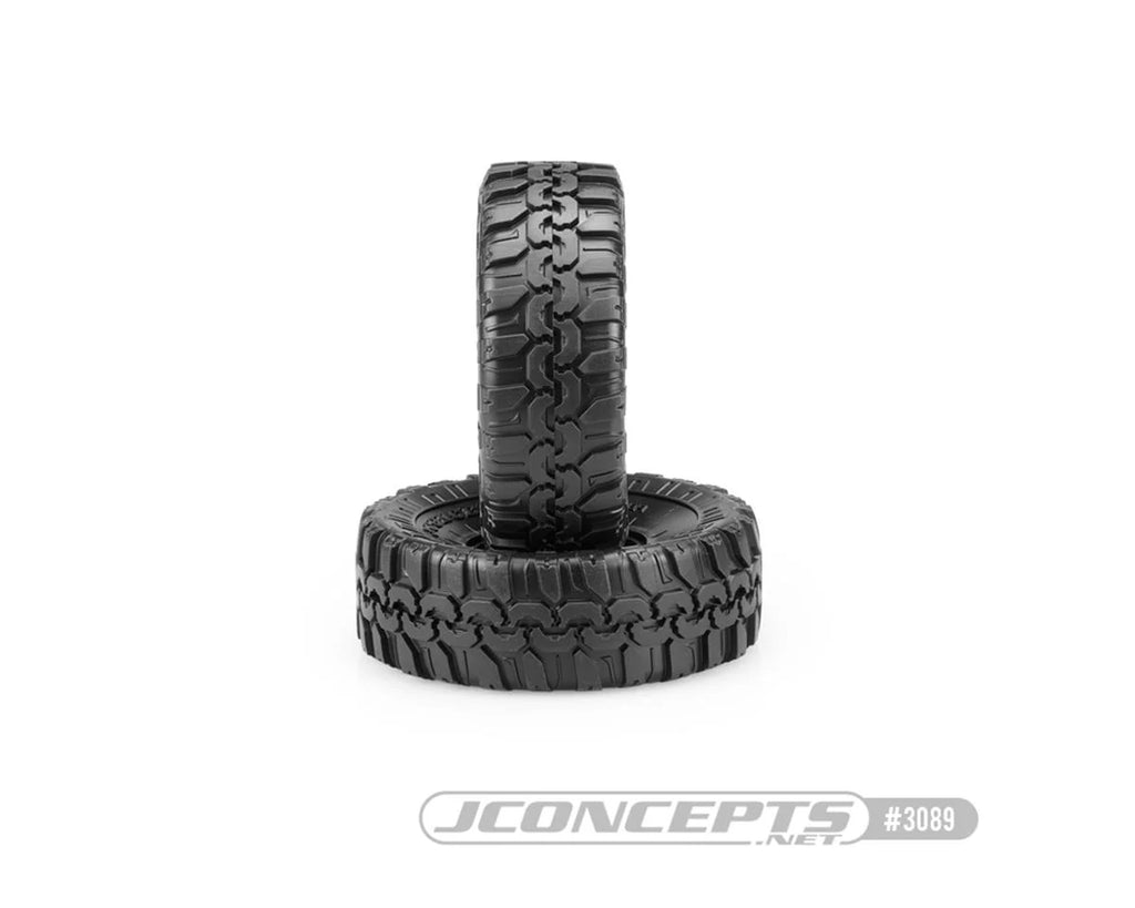 JConcepts Hunk 1.9" Performance Class 2 All Terrain Crawler Tires (2) (Green)