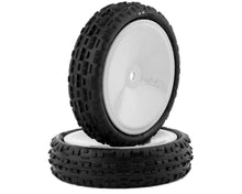 Load image into Gallery viewer, JConcepts Swaggers 2.2&quot; Pre-Mounted 2WD Front Buggy Carpet Tires (White) (2) (Pink) w/12mm Hex