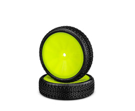 Fuzz Bite LP 2wd Front, Pre-mounted on 3376Y Wheels, Fits 1/10th Front 2wd Vehicles