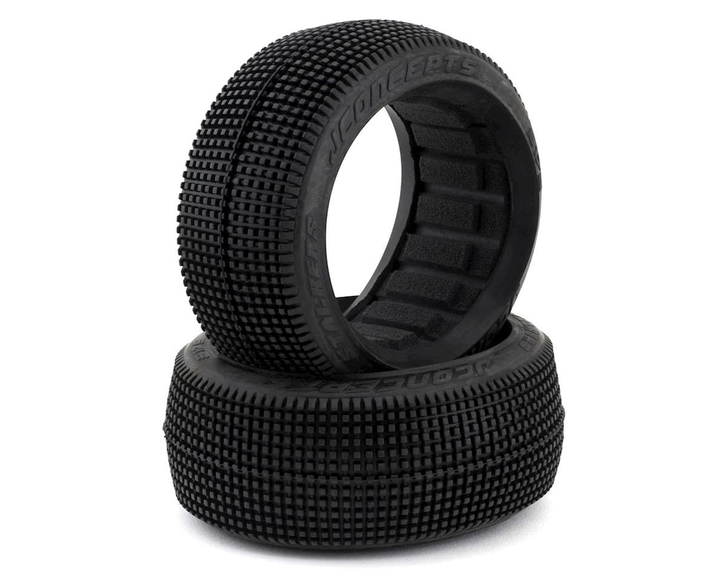 JConcepts Stalkers 1/8 Buggy Tire (2) (GREEN}