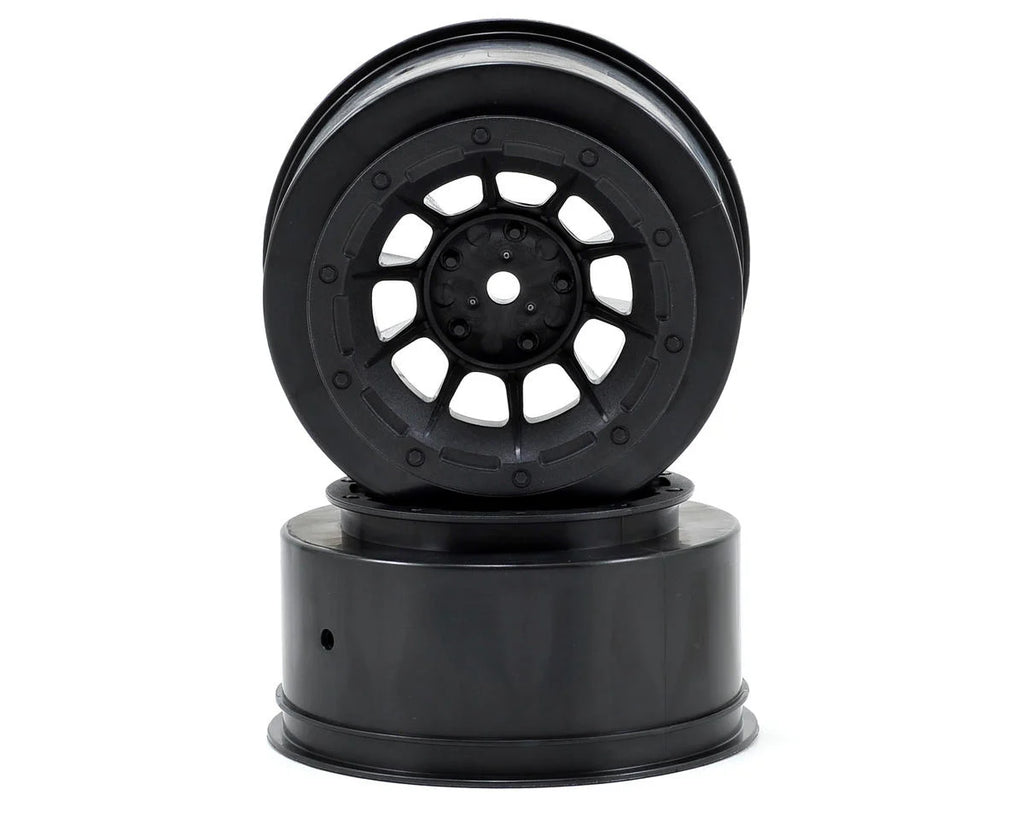 JConcepts 12mm Hex Hazard Short Course Wheels (Black) (2) (Slash Front)