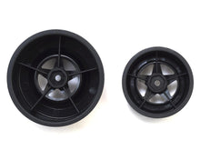 Load image into Gallery viewer, JConcepts Startec Street Eliminator Drag Racing Wheels (Black) w/12mm Hex (2x Rear SCT Wheels &amp; 2x Front Buggy Wheels)