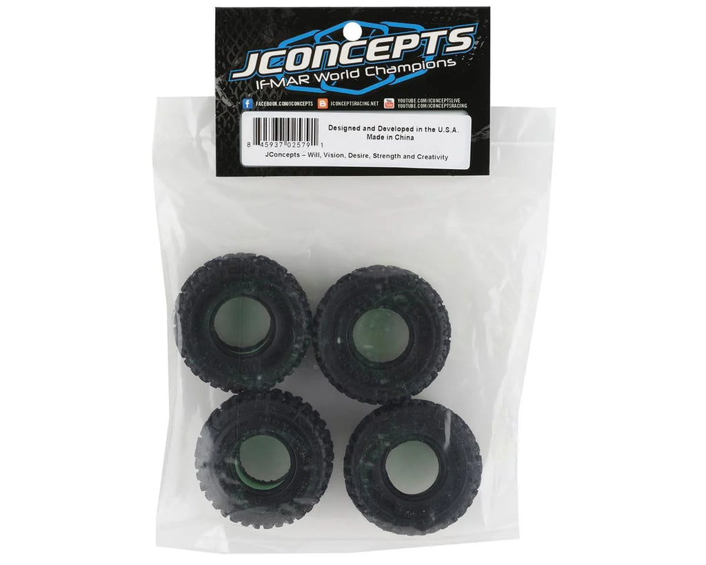 JConcepts Landmines 1.0" Micro Crawler Tires (4) (Gold)