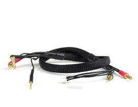 2S Charge Lead Cable w/4mm & 5mm Bullet Connector (2')