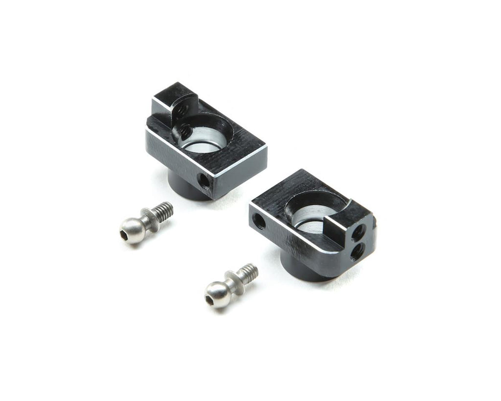 Losi Mini-T 2.0 Aluminum Rear Hub Set (Black)
