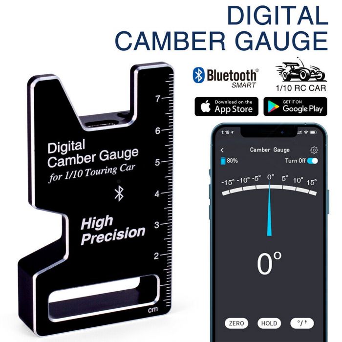 SkyRC Digital Bluetooth 1/10 Camber Gauge