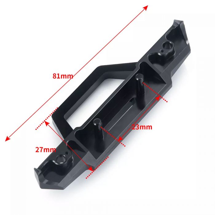 Powerhobby Front Aluminum Bumper, for Axial SCX24 Jeep / Gladiator / Bronco