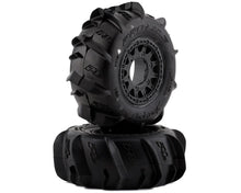 Load image into Gallery viewer, Pro-Line Dumont Paddle 2.2/3.0 Pre-Mounted Tires w/Raid Wheels (Black) (2) (Z3) w/12mm Removable Hex