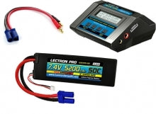 Load image into Gallery viewer, Power Pack #40 - ACDC-10A Charger + 1 x 7.4V 5200mah 50C w/ EC5 Connector (#2S5200-505)
