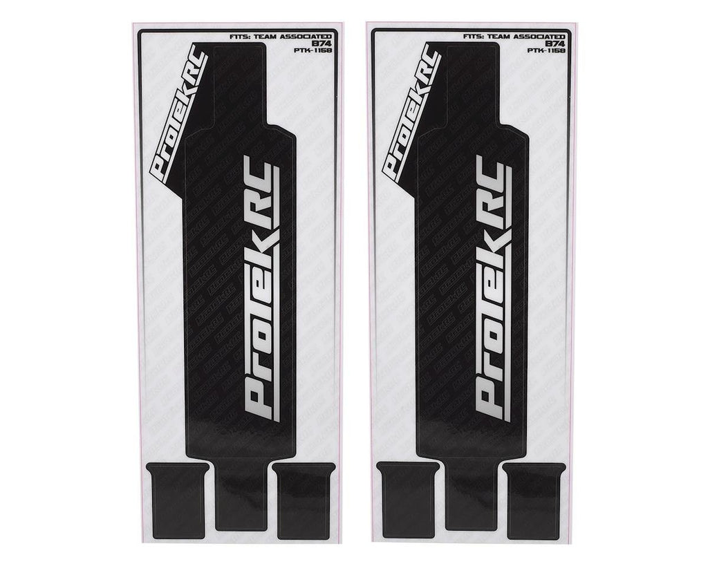 ProTek RC Team Associated B74.1 Chassis Protector (2) (Black)