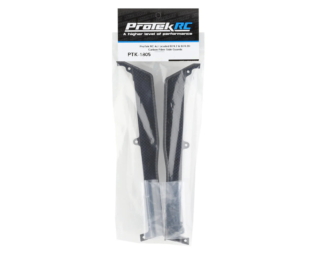 ProTek RC Associated B74.2 & B74.2D Carbon Fiber Side Guards