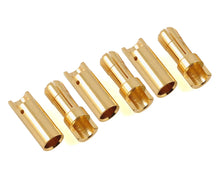 Load image into Gallery viewer, ProTek RC 5.5mm &quot;Super Bullet&quot; Solid Gold Connectors (3 Male/3 Female)