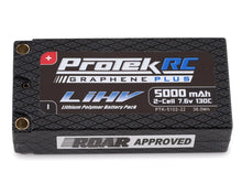 Load image into Gallery viewer, ProTek RC 2S 130C Low IR Si-Graphene + HV Shorty LiPo Battery (7.6V/5000mAh) w/5mm Connectors (ROAR Approved)