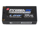 ProTek RC 2S 120C Low IR Si-Graphene + HV Shorty LiPo Battery (7.6V/6100mAh) w/5mm Connectors (ROAR Approved)