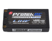 Load image into Gallery viewer, ProTek RC 2S 120C Low IR Si-Graphene + HV LCG Shorty LiPo Battery (7.6V/4600mAh) w/5mm Connectors (ROAR Approved)