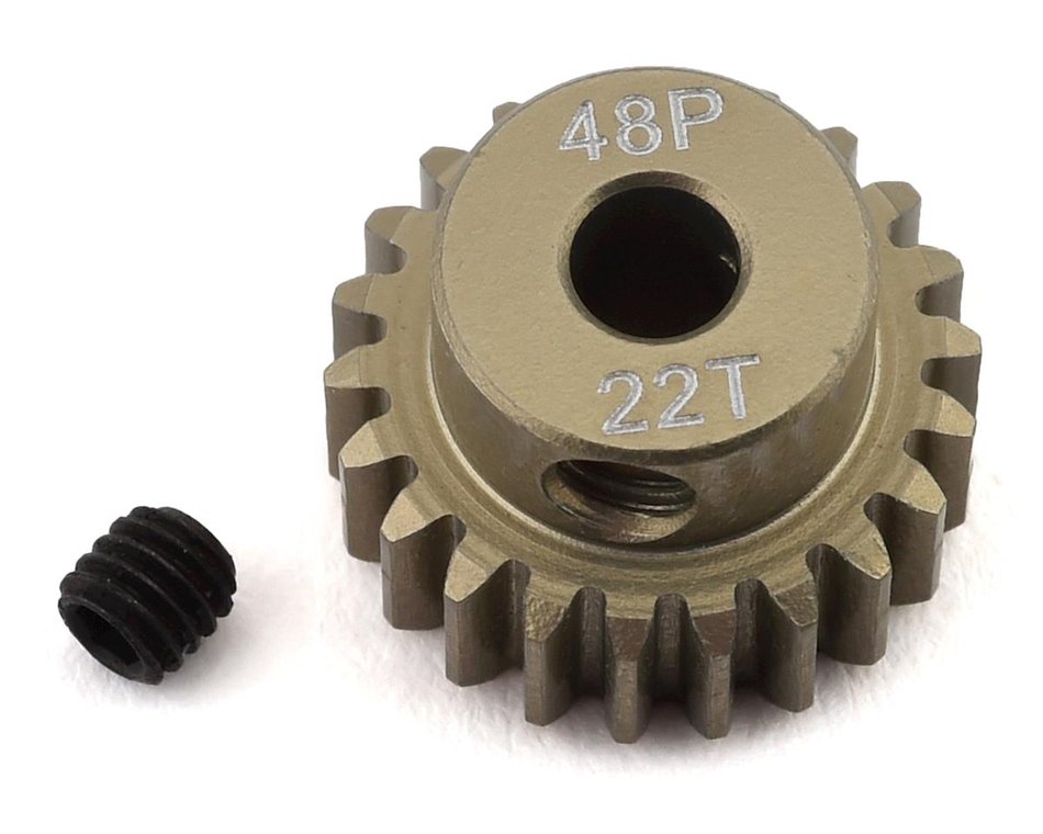 ProTek RC 48P Lightweight Hard Anodized Aluminum Pinion Gear (3.17mm Bore)