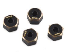 Load image into Gallery viewer, Samix SCX10 II Brass 12mm Hex Adapter (4) (8mm)