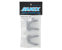 Load image into Gallery viewer, Samix SCX10 II Aluminum Rear Shock Plate (2) (Grey)