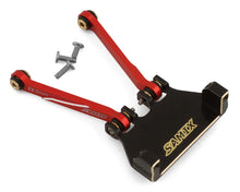 Load image into Gallery viewer, Samix SCX24 Brass Servo Mount &amp; Aluminum 4-Link w/29.5mm Links (Red) (EcoPower/Emax) (7g)