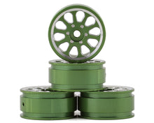 Load image into Gallery viewer, Samix SCX24 Aluminum 1.0&quot; Wheel Set (Green) (4)