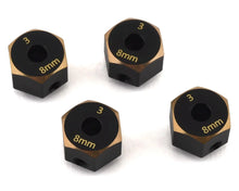 Load image into Gallery viewer, Samix SCX10 III Brass 12mm Hex Adapter (4) (8mm)