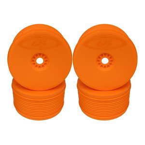 Speedline Plus 1/8 Truggy Wheels, Orange (4 Pack)