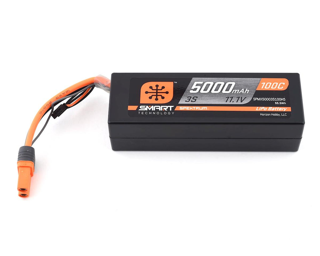 Spektrum RC 2S Smart LiPo Hard Case 100C Batterie Pack (7.4V/5000mAh)