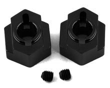 Load image into Gallery viewer, ST Racing Concepts DR10 Aluminum Rear Hex Adapters (2) (Black)