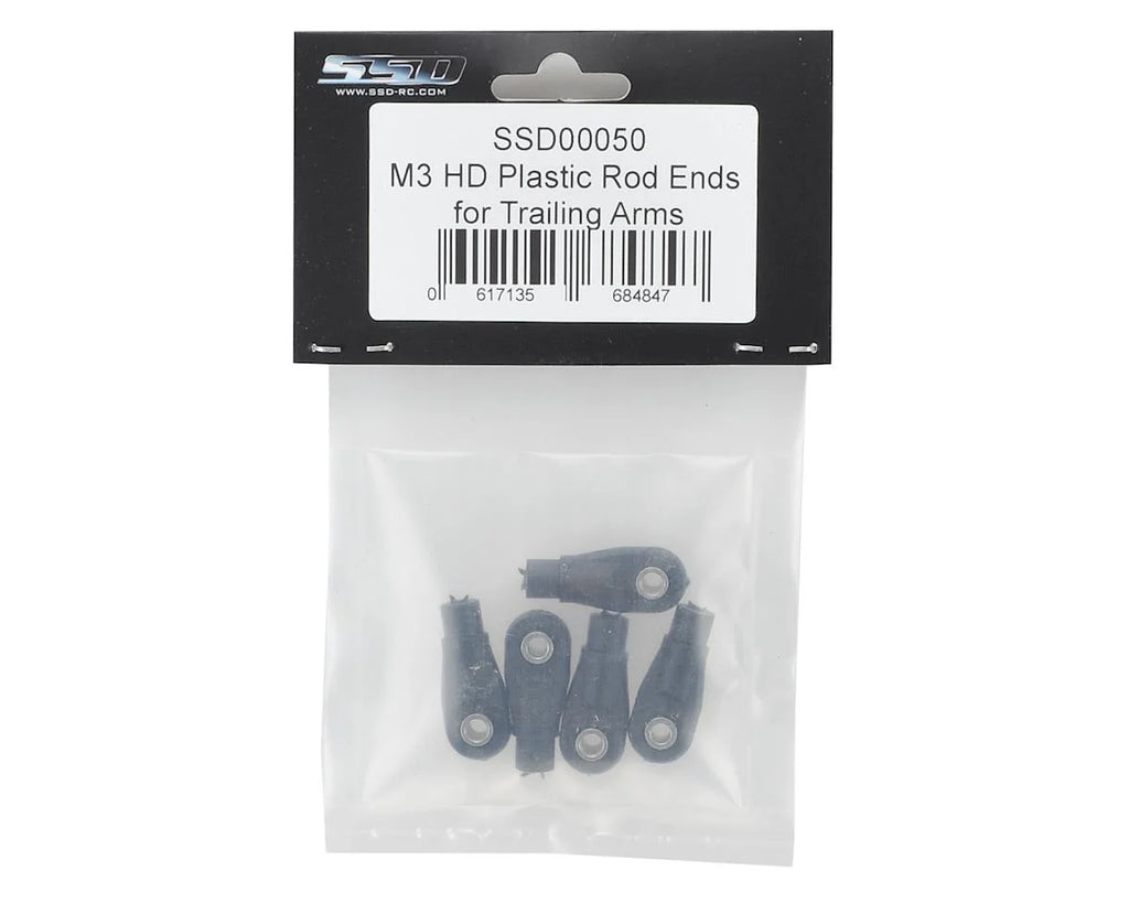 SSD RC M3 HD Plastic Trailing Arm Rod Ends (5)