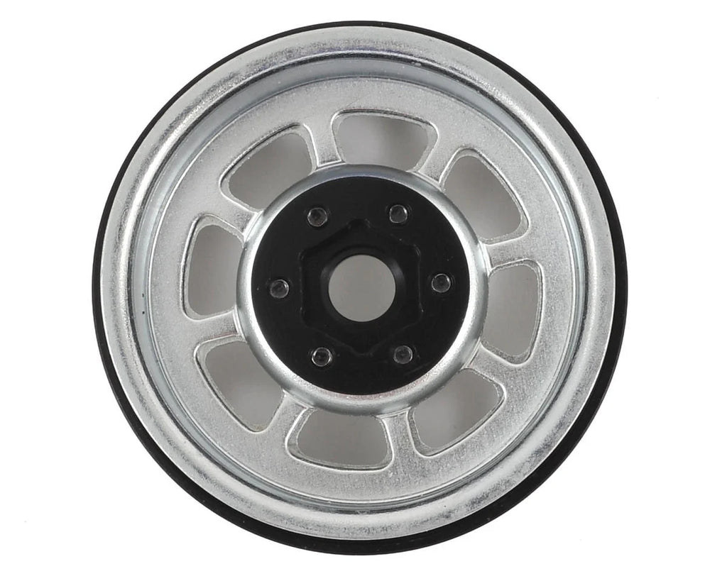 SSD RC Trail 1.9" Steel Beadlock Crawler Wheels (Silver) (2)